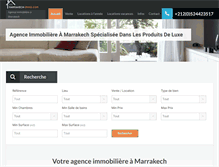 Tablet Screenshot of marrakech-immo.com